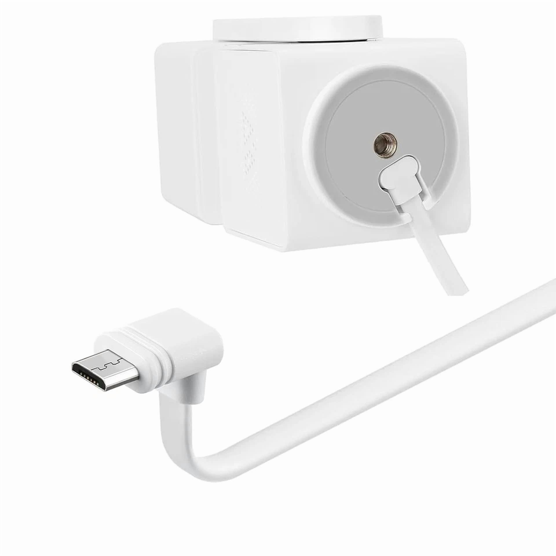 BUTTERFLY- Smays 10 Ft Cable For Wyze Cam Pan V3 Camera, Long Micro Usb 10 Feet, White