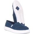 thumbnail image 5 of Toms Mallow Alpargata Women's Vegan Canvas Platform Trainers In Navy Size 5.5, 5 of 6