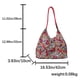 thumbnail image 2 of Bolso de mano floral para mujer, elegante bolso de viaje, gran capacidad para viajes al aire libre, 2 of 9