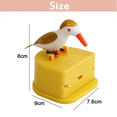 thumbnail image 2 of Jucaifu Little bird toothpick dispenser, creative push-type toothpick bird dispenser, toothpick holder, 2 of 5