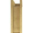 thumbnail image 4 of 8"W x 16"D x 24"H Classic Sheridan Rough Cedar Woodgrain TimberThane Corbel, Primed Tan, 4 of 6