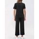 thumbnail image 4 of Conjunto Deportivo de Dos Piezas para Mujer, Informal, de Corta y Pantalón . Negro L, 4 of 5