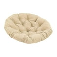 thumbnail image 5 of oshhni Round Chair Cushion Breathable Garden Chair Mat for Rocking Chair Seats Sofa Khaki, 5 of 9