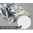 thumbnail image 6 of S4Sassy Peel and Stick Walls Covering, Tropical Banana Tree Print Removable Wall Wrap - Blue Instant Wall Mural for Bathroom, Laundry Room, Closet Interior - Self-Adhesive Wallpaper Vinyl - 25"x120", 6 of 9