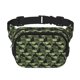 thumbnail image 1 of Fotbe Camouflage Shark Cangurera Cuadrada con Estampado de Doble Capa, Bolsa de Cintura Ajustable Mini para Hombres y Mujeres, 1 of 9