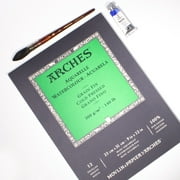Arches 140 lb. Watercolor Pad, Cotton, Cold-Pressed, 9 in x 12 in