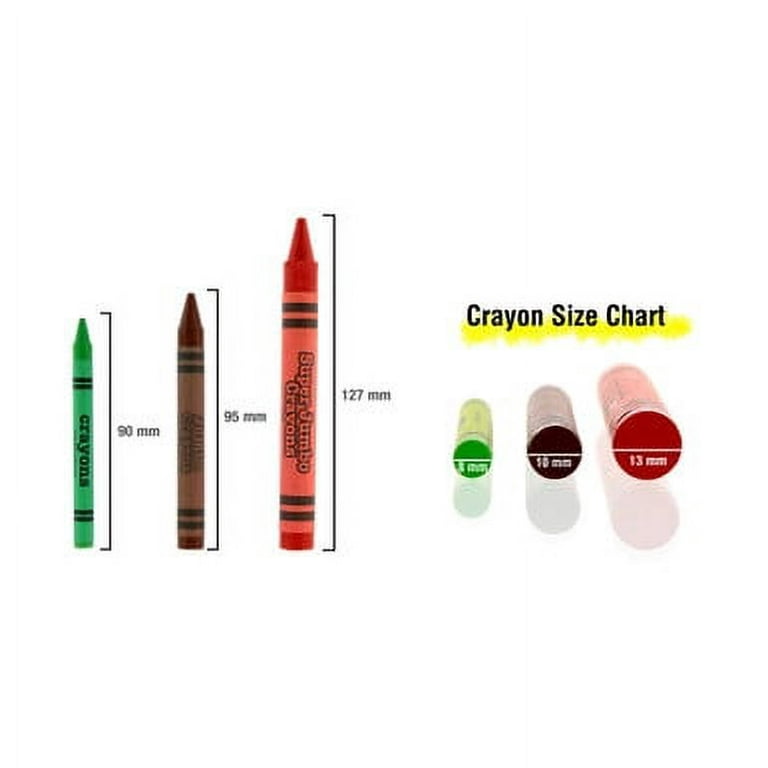 BAZIC Super Jumbo Crayons 8 Color, Non Toxic Crayon (8/Pack), 1-Pack