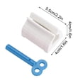 thumbnail image 1 of Plastic Toothpaste Tube Easy Dispenser Toothpaste Manual Rotating Toothpaste Bathroom Supplies, 1 of 7