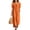 Orange 17, variant on Karymi Dresses for Women Off Shoulder Ruffle Maxi Dress, Front Tie V Neck Puff Short Sleeve Loose Flowy Casual Vacation Sundress With Side Pockets Wedding Guest Dresses for Women