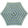 thumbnail image 5 of Outdoor Umbrella Patio 8.6 FT Market Table Umbrella Striped Canopy Steel Pole UV 50+, 5 of 7