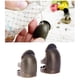 thumbnail image 1 of Fiudx Juego de Dedales de Cobre, Protector de Dedos de Metal Duradero, Ideal para Acolchado y Bordado, Evita Que La Aguja Se Resbale, Diseño de Fácil Ajuste, Herramientas para Manualidades, Tamaños P, 1 of 2