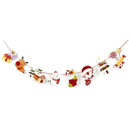 cnmodle 2019 hot selling Christmas decoration stana cartoon flag bunting holiday (Best Selling Rolex 2019)