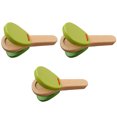thumbnail image 1 of Mobutofu 3Pack Handle Castanet Musical Instrument Toy Assorted for Parents and Kids, 1 of 5