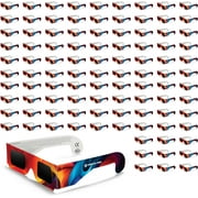 Solar Eclipse Glasses 1000 pack - 2024 CE and ISO Certified Multicolor Safe Shades for Direct Sun Viewing - Medical King