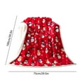 thumbnail image 3 of Christmas, Snowman Warm Throw Blanket, Sofa Blanket Winter Throw, Machine Washable Holiday Blanket, Warm Throw Blanket for Sofa and Holiday Decor, 3 of 6