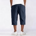 thumbnail image 4 of Dresfit Mens Corduroy Shorts Long Baggy Shorts 2026 Summer Multi Pockets Drawstring Vacation Bottoms Loose Waistband Lounge Holiday Bermuda Shorts 3XL, 4 of 5