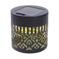 thumbnail image 2 of Decorative Solar Mandala Lights, Metal Solar Powered Outdoor Deck Step Wall Lights, Mandala Theme Waterproof Fence Light for Garden Post Patio Backyard Yard Decor, 2 of 7