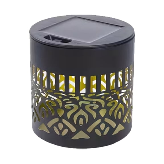 Win s Way Solar Mandala Lights Outdoor, Waterproof Fence and Deck Wall Lights for Patio Garden Decor