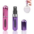 thumbnail image 1 of Botella de spray de perfume de 5 ml, vacía, recargable, mini, portátil, para viaje, atomizador de perfume, viales de perfume para hombre y mujer (2 unidades), 1 of 3
