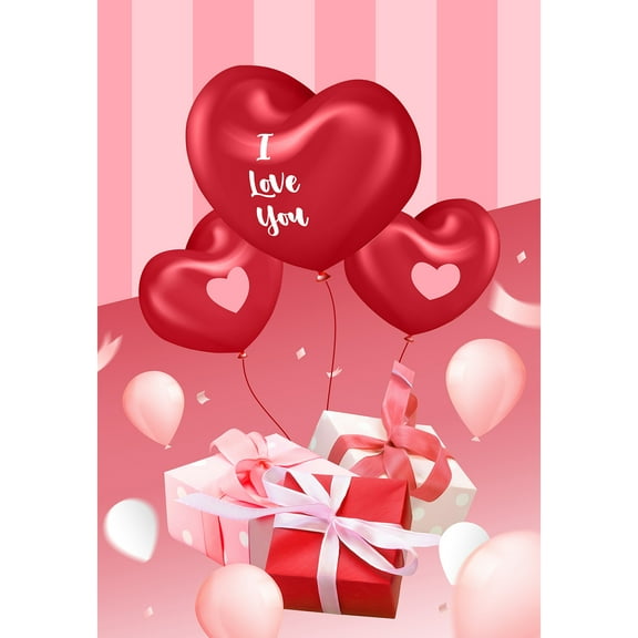 America Forever Flags Double Sided Garden Flag - Celebrate Our Love, Happy Valentine's Day Love Hearts Garden Flag, Seasonal Yard Outdoor Holiday Decorative 12.5 x 18 Inches Flag