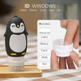thumbnail image 6 of Ludlz 1/4PCS Leakproof Silicone Travel Bottles Accessories Set, Refillable Cute Penguin Travel Containers for Shampoo,Lotion Sunscreen ect. - TSA Approved & BPA Free, 6 of 8