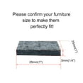 thumbnail image 2 of Unique Bargains 1' Self-stick Square Non-slip Felt Pads Floors Protect Grey 30 Pack, 2 of 7