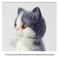 thumbnail image 5 of Flocking Resin Cartoon Cats Shape Resin Dolls Tabletop Cute Standing Animal Resin Decoration, 5 of 5