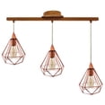 thumbnail image 2 of Lampara de Techo Vintage Luz Ideal Rubí Riel Cobre, 2 of 4