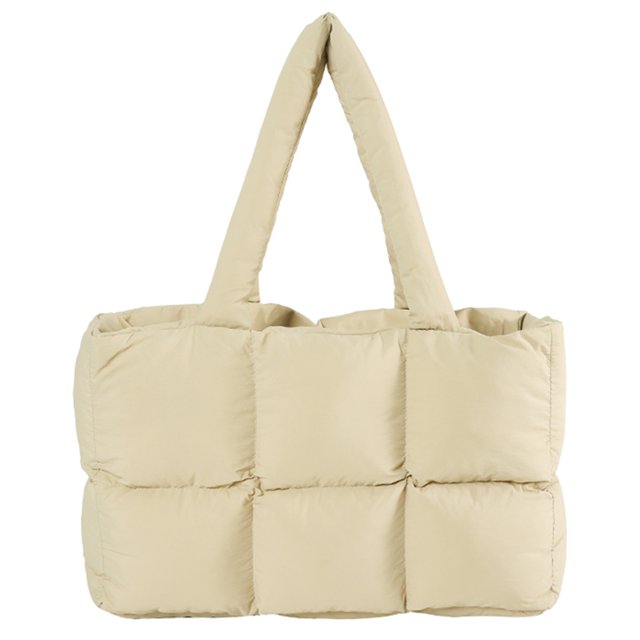 Bolso Acolchado para Mujer Mano Gran Capacidad Con Nube Suave Informal