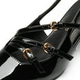 thumbnail image 5 of Dream Pairs Women's  buckle slingback Stiletto Heel, 5 of 7