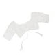 thumbnail image 1 of Top de bikini de crochet blanco para mujer, top corto bohemio L, 1 of 9