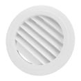 thumbnail image 2 of YAHHU 150mm Circular Louvered Vent Cover – ABS Wall/Ceiling Mount, Weather‑Resistant, Easy‑Remove Grille for HVAC, Bathroom & Kitchen, 2 of 7