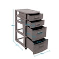 thumbnail image 3 of Cajonera Organizador Multiusos 4 Niveles Taupe Mq, 3 of 5