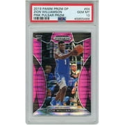 Zion Williamson New Orleans Pelicans 2019-20 Panini Prizm Draft Picks Pink Pulsar Prizm Rookie Card #64 PSA Authenticated 10 Trading Card