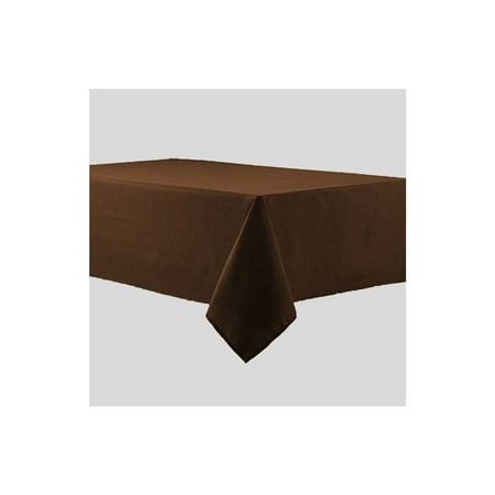 

Table Cloth 72 x144 Fabric 6 oz. 100% Polyester Filament Visa Plus color Chocolate 1/ Pack