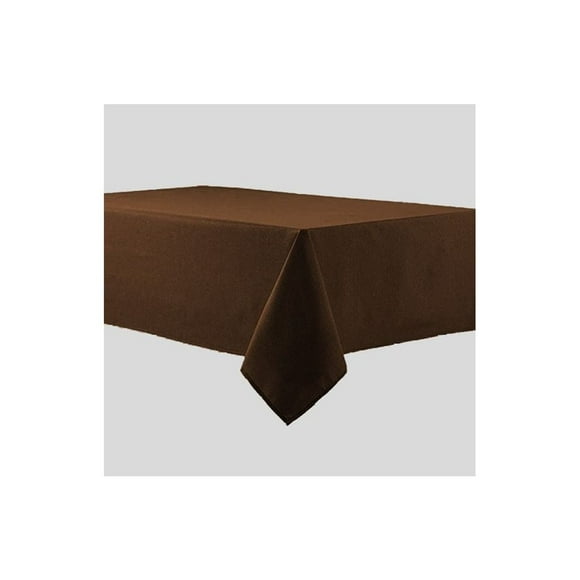 Nappe 54"x54 Pouces Tissu 6 oz Filament 100 % Polyester "Visa Plus" Couleur Chocolat 2/ Paquet
