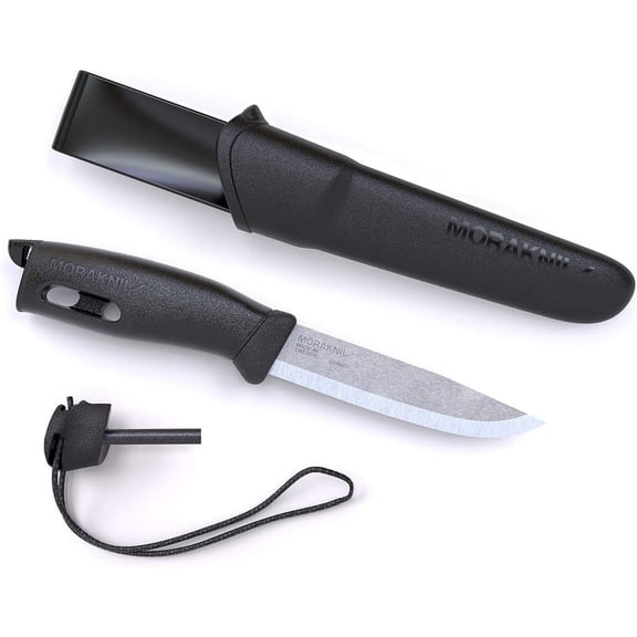 Morakniv Stainless Steel Companion Spark, FT02392, Black
