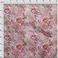 thumbnail image 4 of oneOone Cotton Poplin Twill Pink Fabric Florals Sewing Fabric By The Yard Printed Diy Clothing Sewing Supplies 56 Inch Wide, 4 of 4