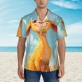 thumbnail image 2 of Fotbe Happy Goat In Meadow Camisa Hawaiana para Hombre Unisex – Camisa Casual de Verano con Botones de Manga Corta de Algodón y Lino,XX-Large, 2 of 7