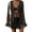 brown, variant on AAOMASSR See Through Cardigan for Women Mesh Sheer Front Tie Up Shirts Long Sleeve Y2k Vintage Button Blouse Tops White M