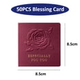 thumbnail image 2 of Tarjetas ESPECIALMENTE PARA TI de Rewera, elegantes felicitaciones plegables para bodas, Navidad, San Valentín, aniversario, 50 hojas, 2 of 5