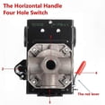 thumbnail image 3 of 4-Port Air Compressor Pressure Switch, 95-125 PSI for Reliable Performance, 3 of 5