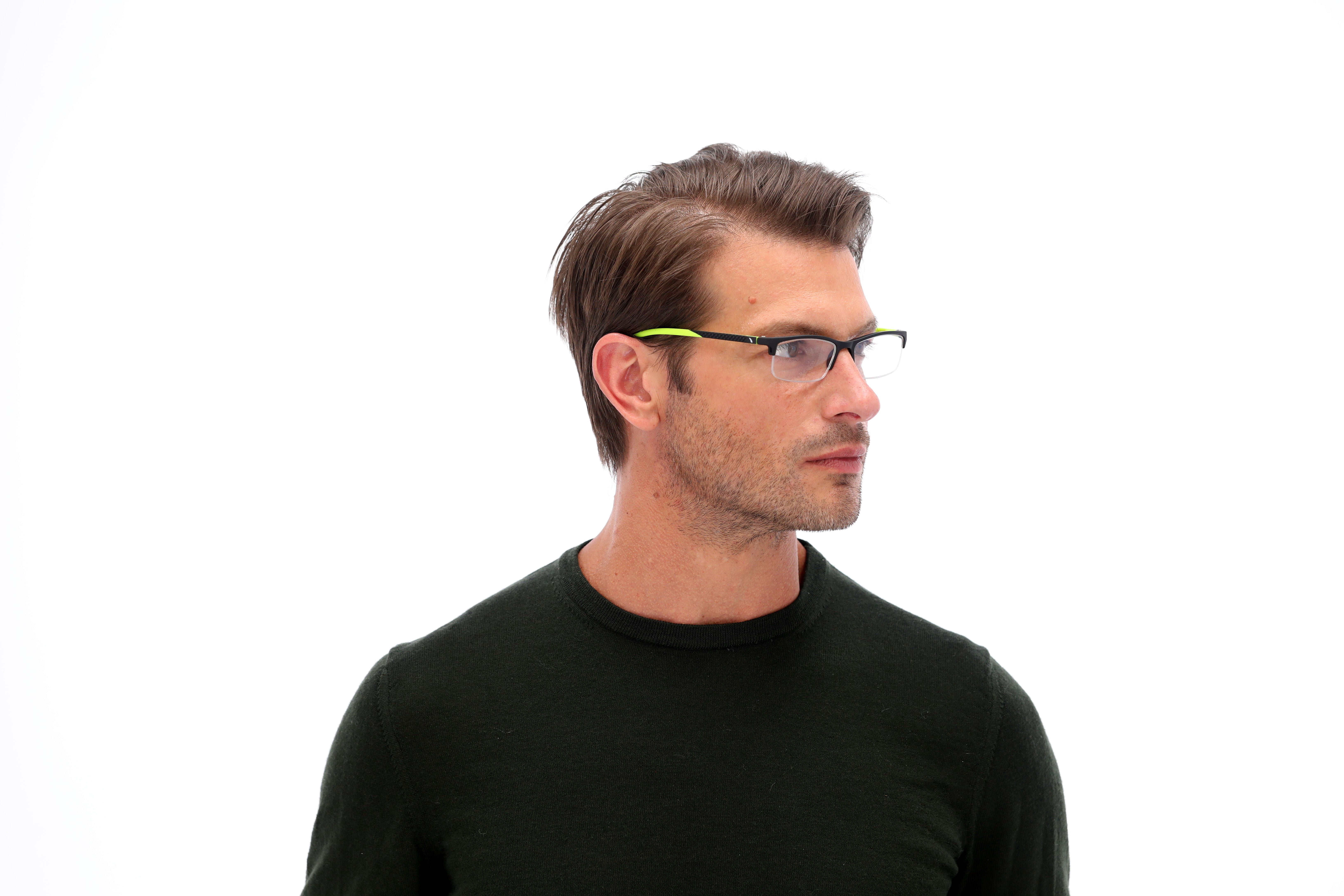 SAV Sportex Reading Glasses, Semi-Rimless Sport Frame, AR4150. +1.50, Sport Green