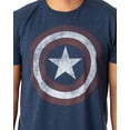 thumbnail image 2 of Marvel Captain America Men's Vintage Shield T-Shirt, 2 of 3