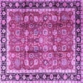 thumbnail image 1 of Ahgly Company Indoor Square Persian Purple Traditional Area Rugs, 3' Square, 1 of 4