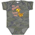thumbnail image 3 of Inktastic My Nonna Loves Me Cute Giraffe Boys or Girls Baby Bodysuit, 3 of 5