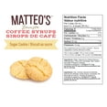 thumbnail image 5 of Matteo's Sugar Free Coffee Syrup, Sugar Cookie, 750mL, 0 Calories, 0 Sugar, (Single Bottle), 5 of 5