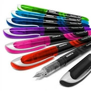 Zebra Fuente - Disposable Fountain Pen - One of Each Coloured Ink - Pack of 7
