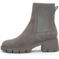 thumbnail image 5 of KAQ Womens Platform Ankle Boots Elastic Chunky Block Heel Chelsea Booties Sole Non-Slip Combat Shoes, 5 of 7