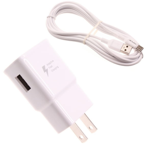 Fast Home Charger for Samsung Galaxy S23/S22/S21/S20/Ultra/Plus - Type-C 6ft USB-C Cable Quick Power Adapter Travel